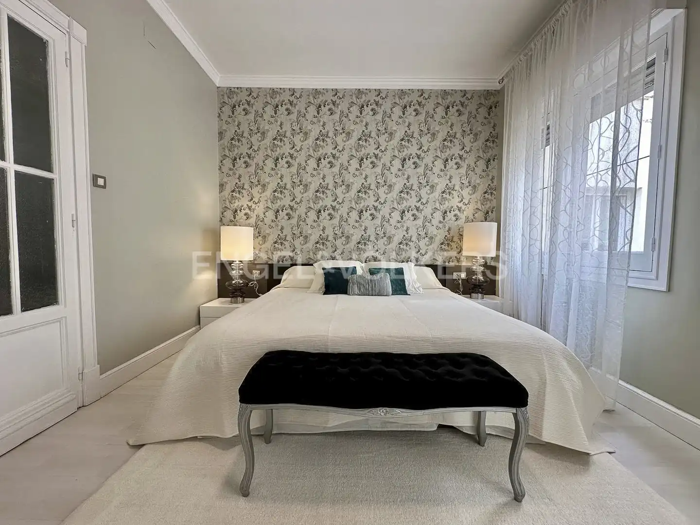 Habitación de Piso de alquiler en Madrid con Aire acondicionado, Calefacción y Amueblado