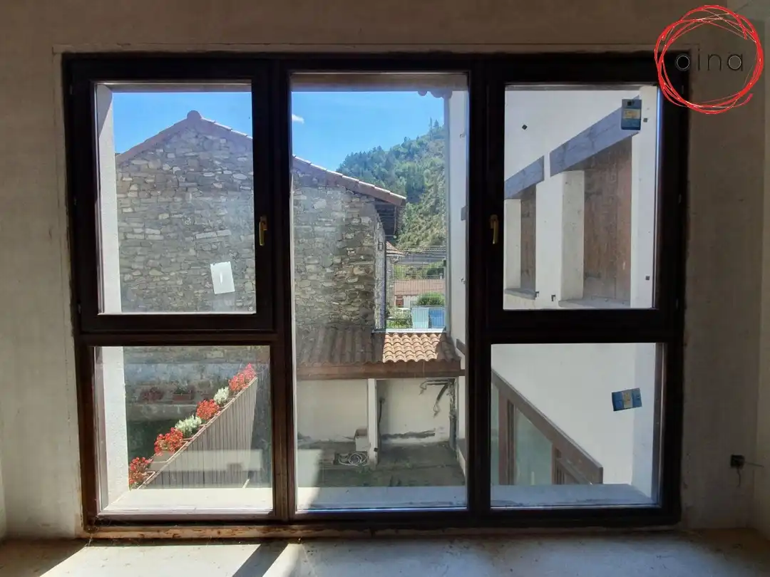 Vista exterior de Casa o chalet en venta en Burgui / Burgi con Balcón