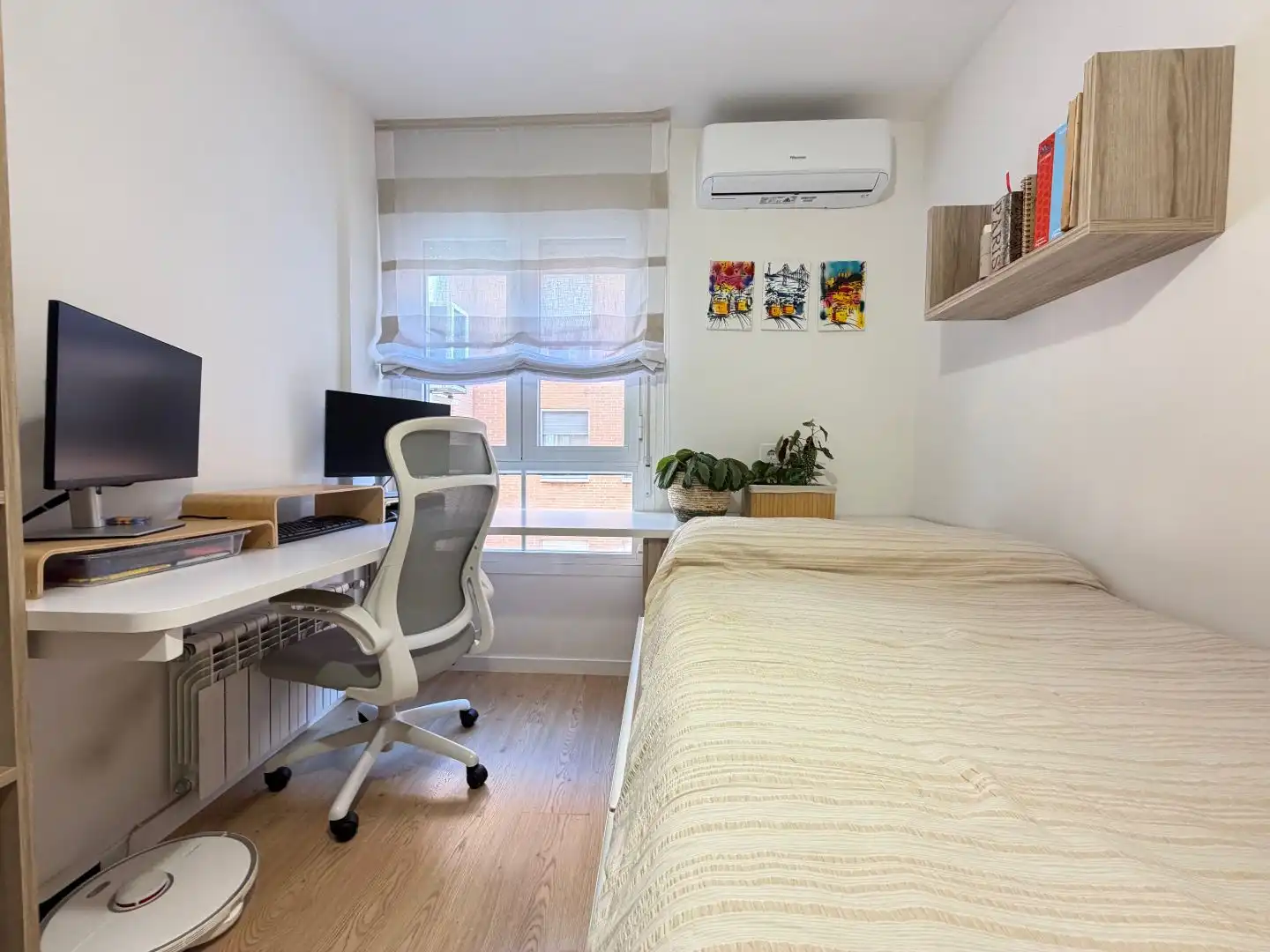 Bedroom of Flat for sale in Getafe  with Air Conditioner and Terrace