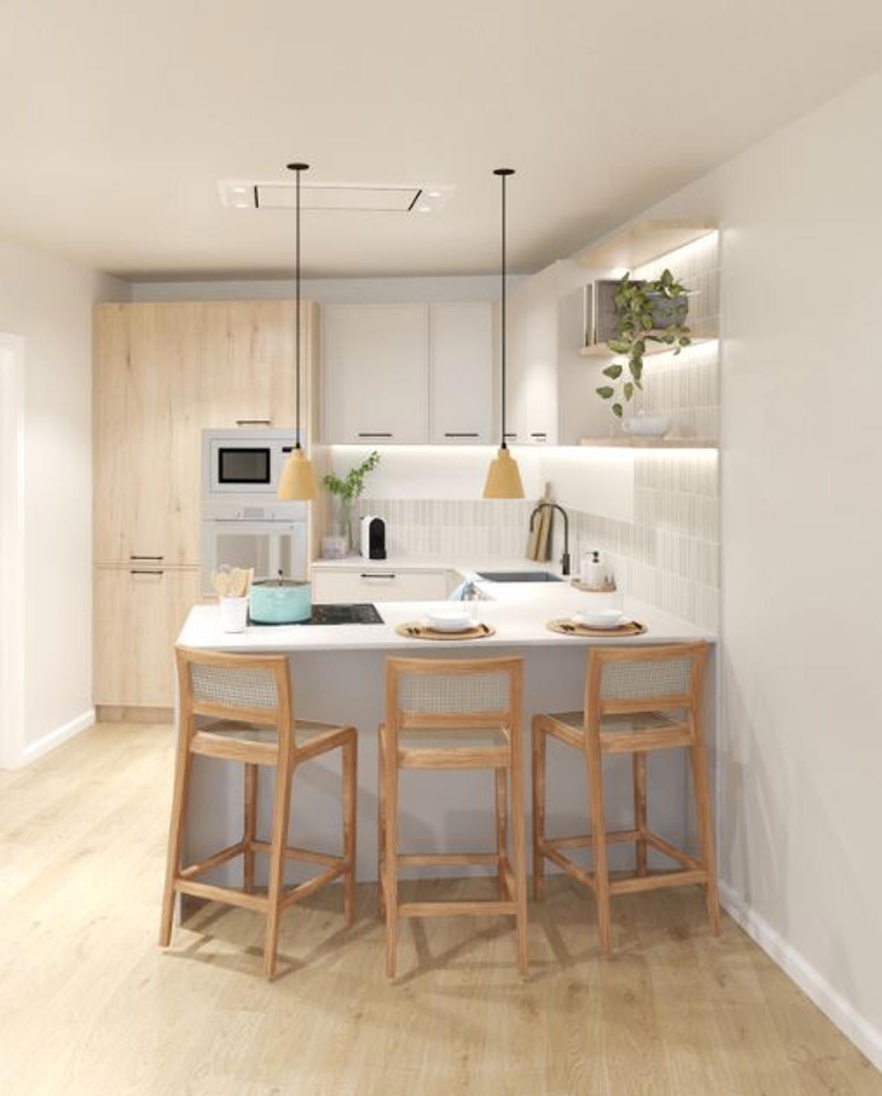 Küche von Wohnung zum Verkauf in Centelles mit Heizung und Terrasse