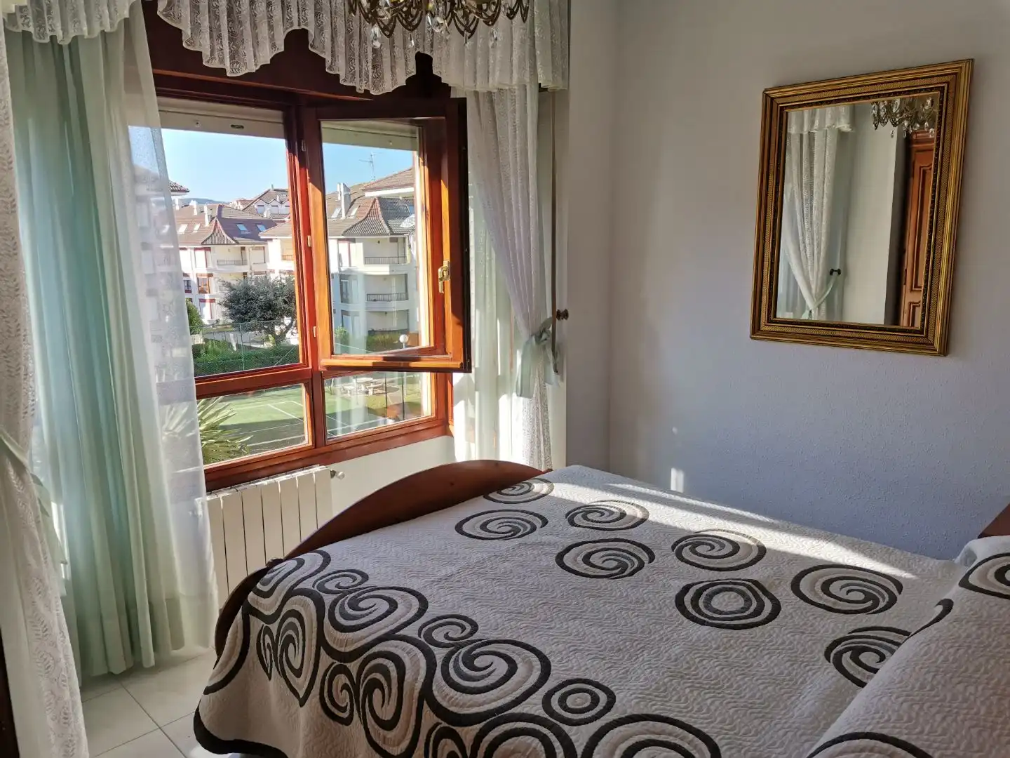 Schlafzimmer von Wohnung zur Miete in Noja mit Heizung, Privatgarten und Terrasse