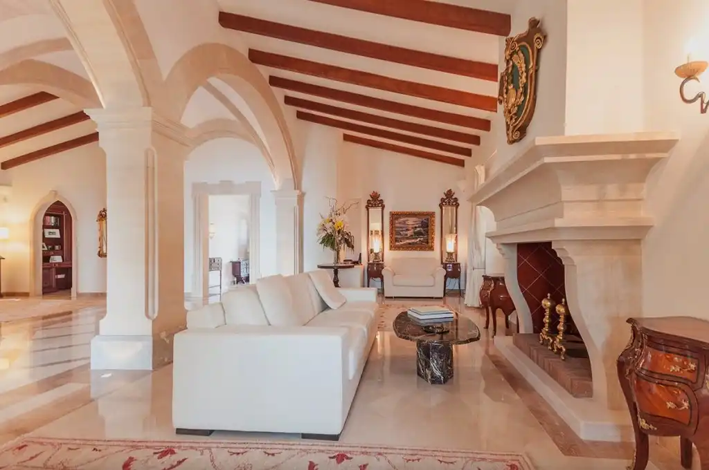 Sala de estar de Casa o chalet en venta en Alcúdia con Aire acondicionado, Jardín privado y Terraza