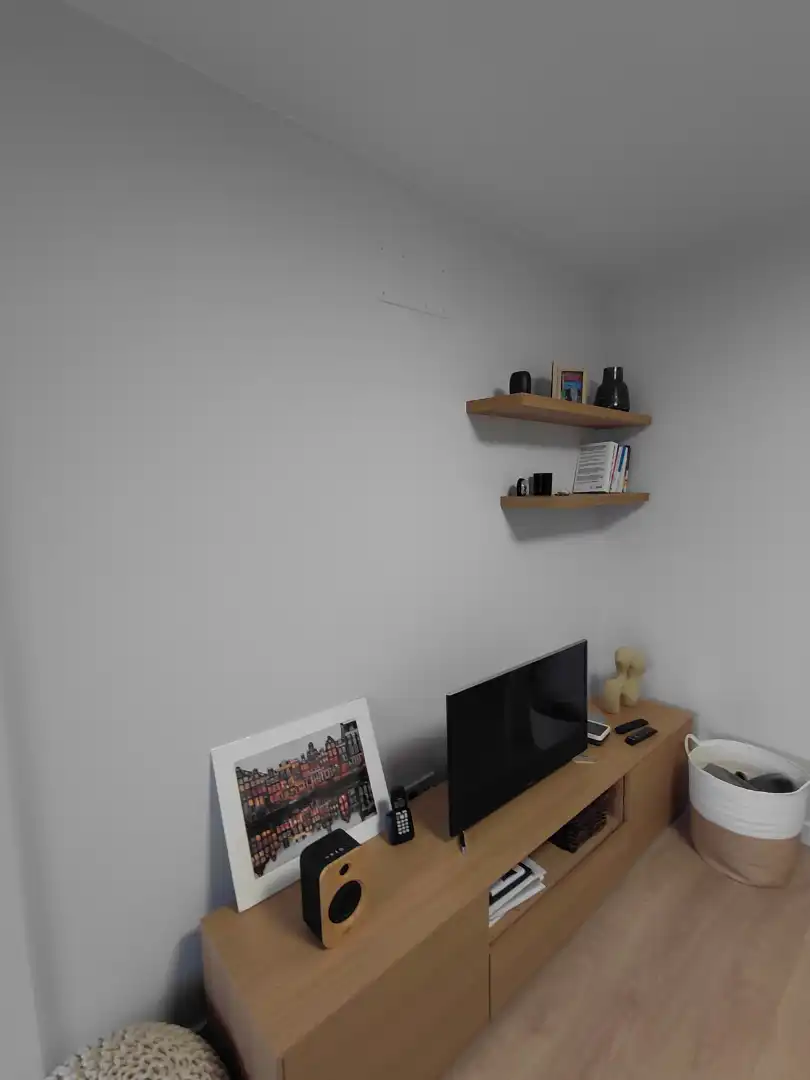 Wohnzimmer von Wohnung zum Verkauf in Oleiros mit Heizung, Privatgarten und Parkett