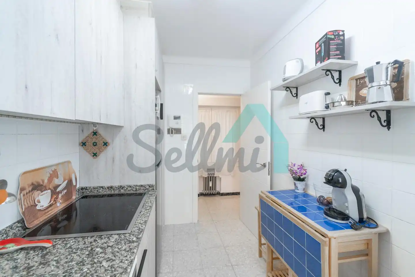 Kitchen of Flat for rent in Oviedo   with Heating, Parquet flooring and Furnished