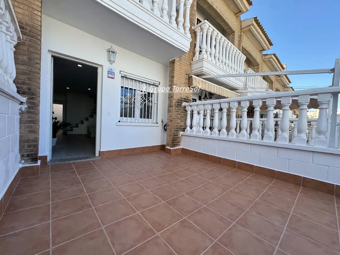 Terraza de Casa adosada en venta en Elche / Elx con Aire acondicionado, Calefacción y Terraza
