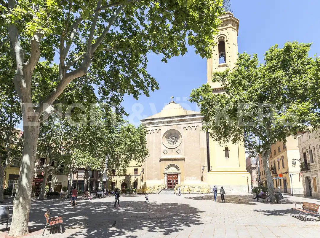 Außenansicht von Dachboden zum Verkauf in Barcelona mit Klimaanlage, Heizung und Parkett