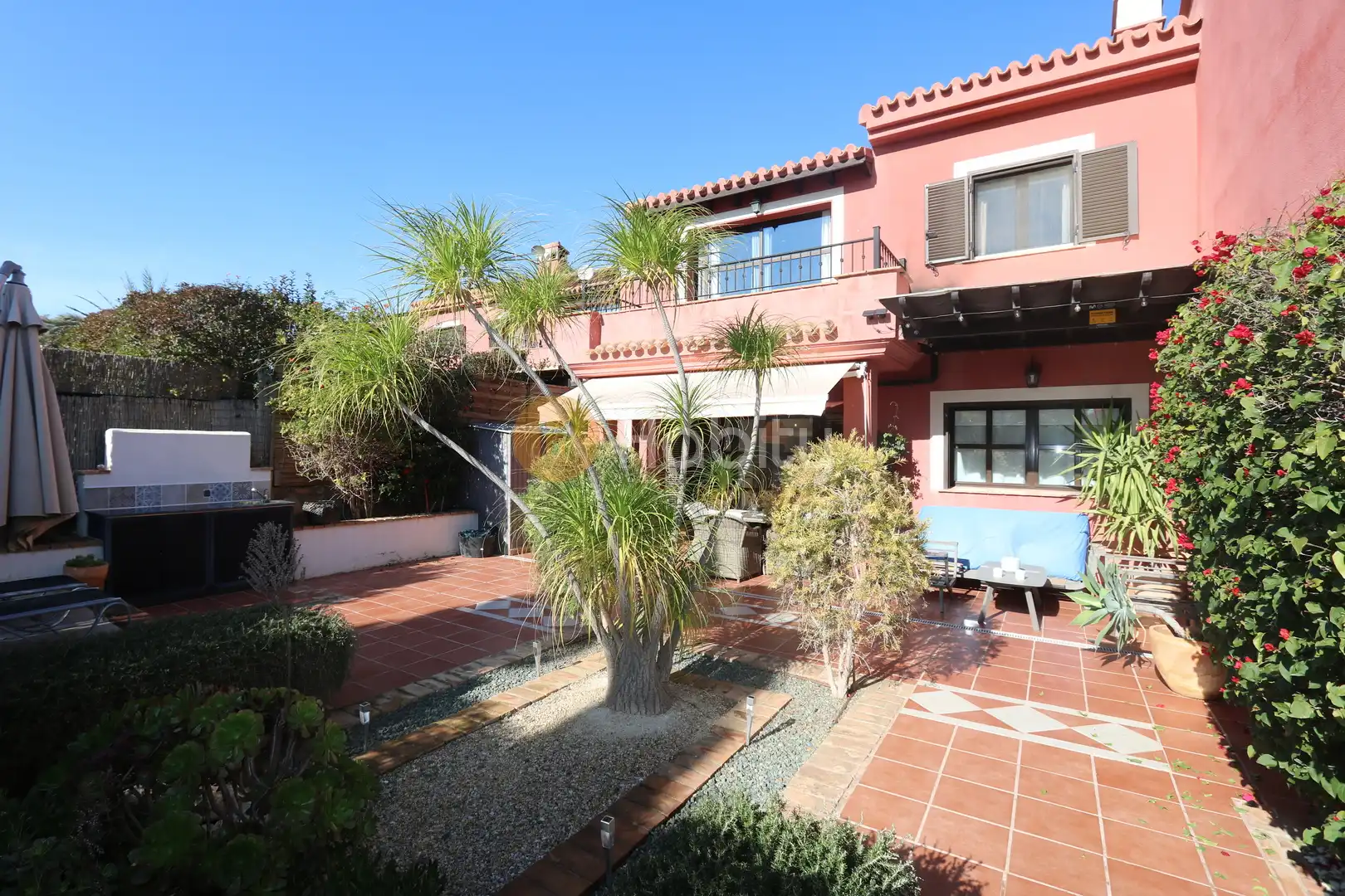Jardí de Casa adosada en venda en Fuente Álamo de Murcia amb Aire condicionat, Calefacció i Jardí privat
