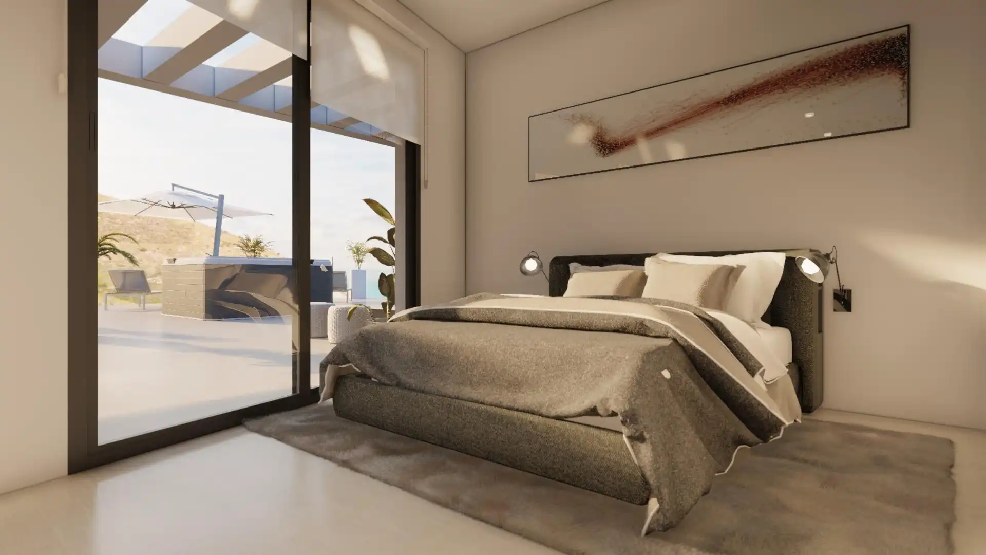 Habitación de Ático en venta en Benalmádena con Aire acondicionado, Terraza y Piscina comunitaria