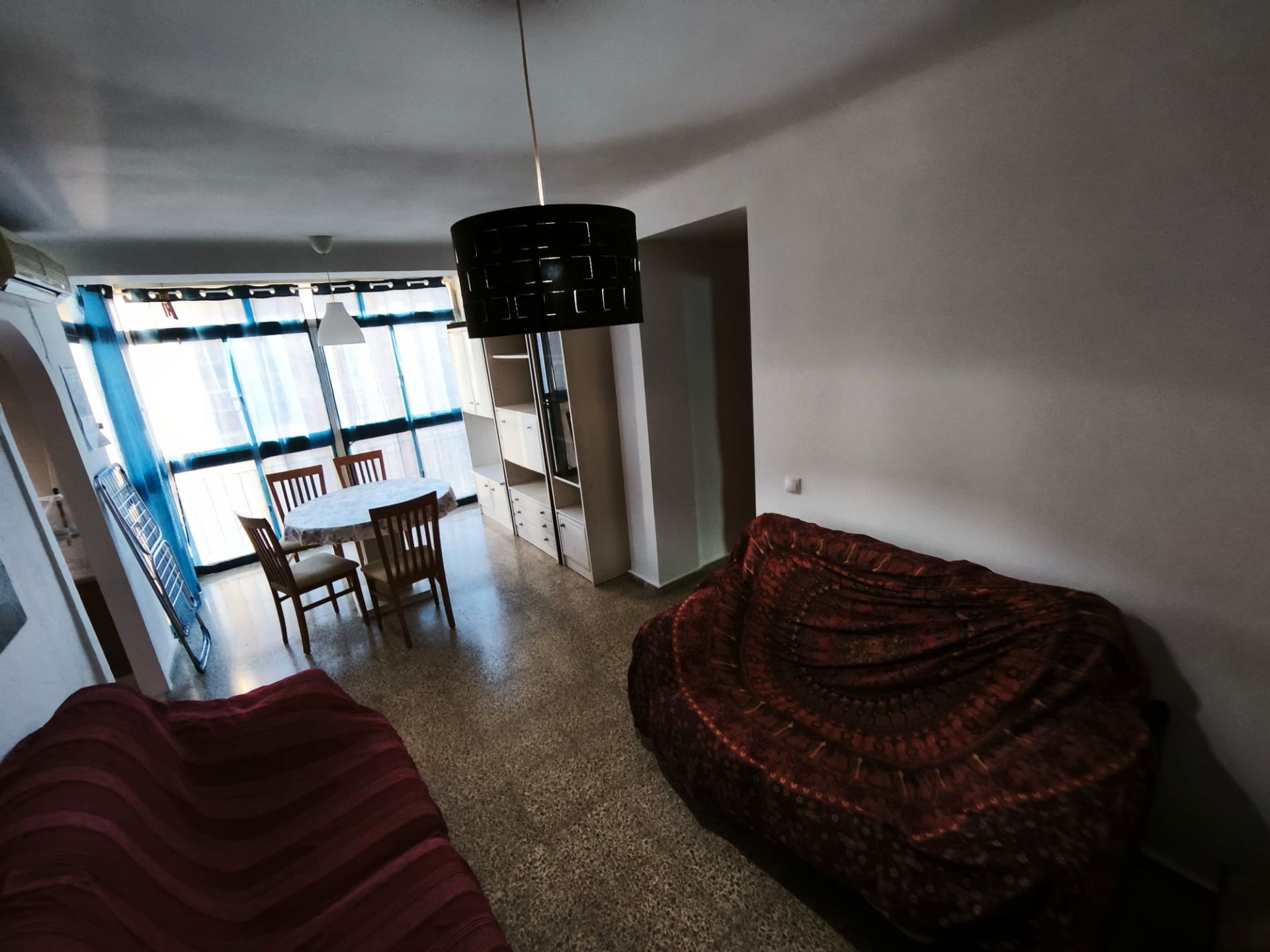 Sala de estar de Piso de alquiler en Málaga Capital con Aire acondicionado, Amueblado y Lavadora