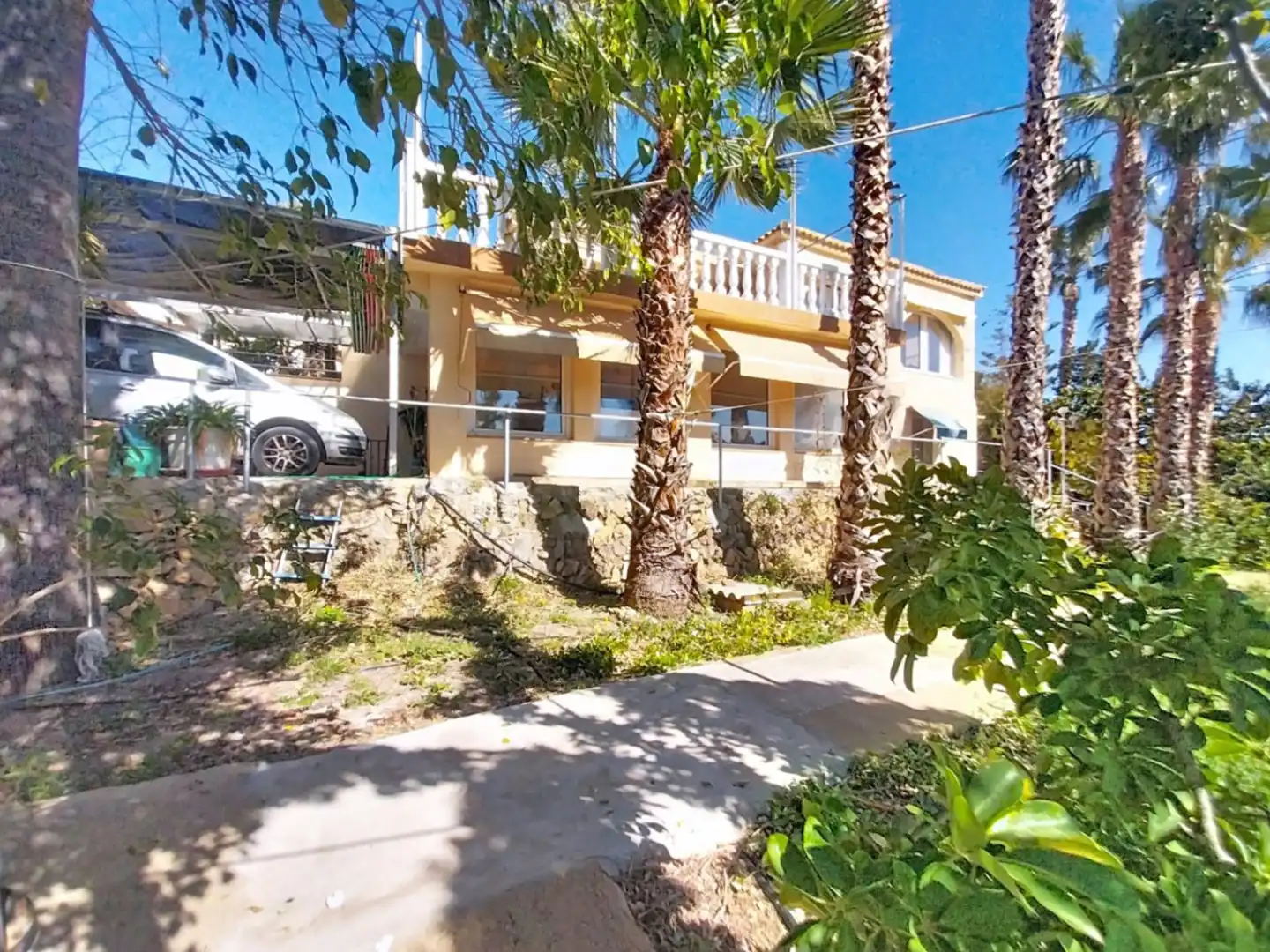 Vista exterior de Casa o chalet en venta en La Nucia con Aire acondicionado, Jardín privado y Terraza