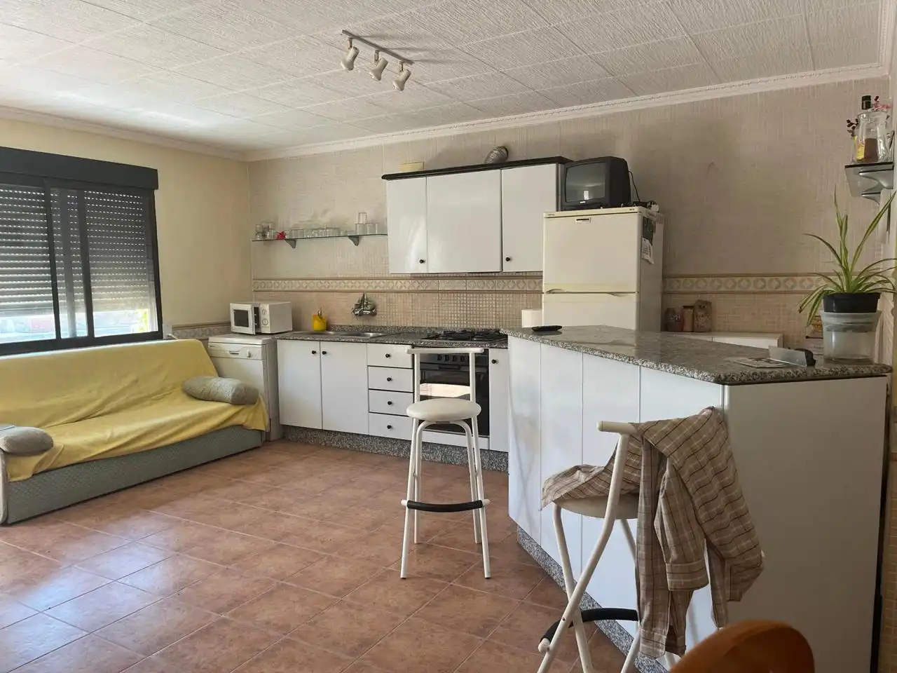 Cocina de Casa o chalet en venta en Alicante / Alacant con Aire acondicionado, Jardín privado y Terraza