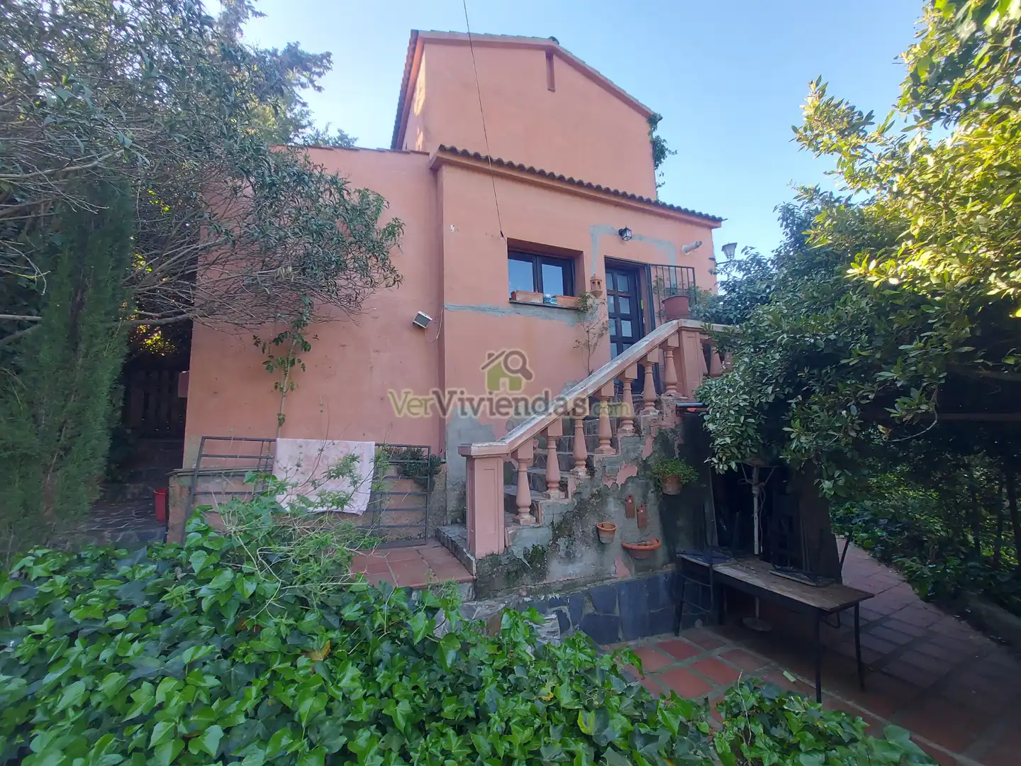 Vista exterior de Casa o chalet en venta en Vallirana con Calefacción, Jardín privado y Terraza
