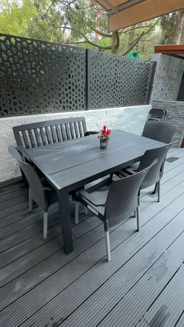 Terrace of Detached homes for rent in Mutxamel  with Air Conditioner, Private garden and Parquet flooring