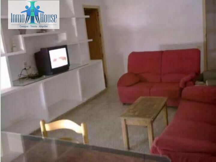 Living room of Attic for sale in  Albacete Capital  with Air Conditioner, Furnished and Balcony