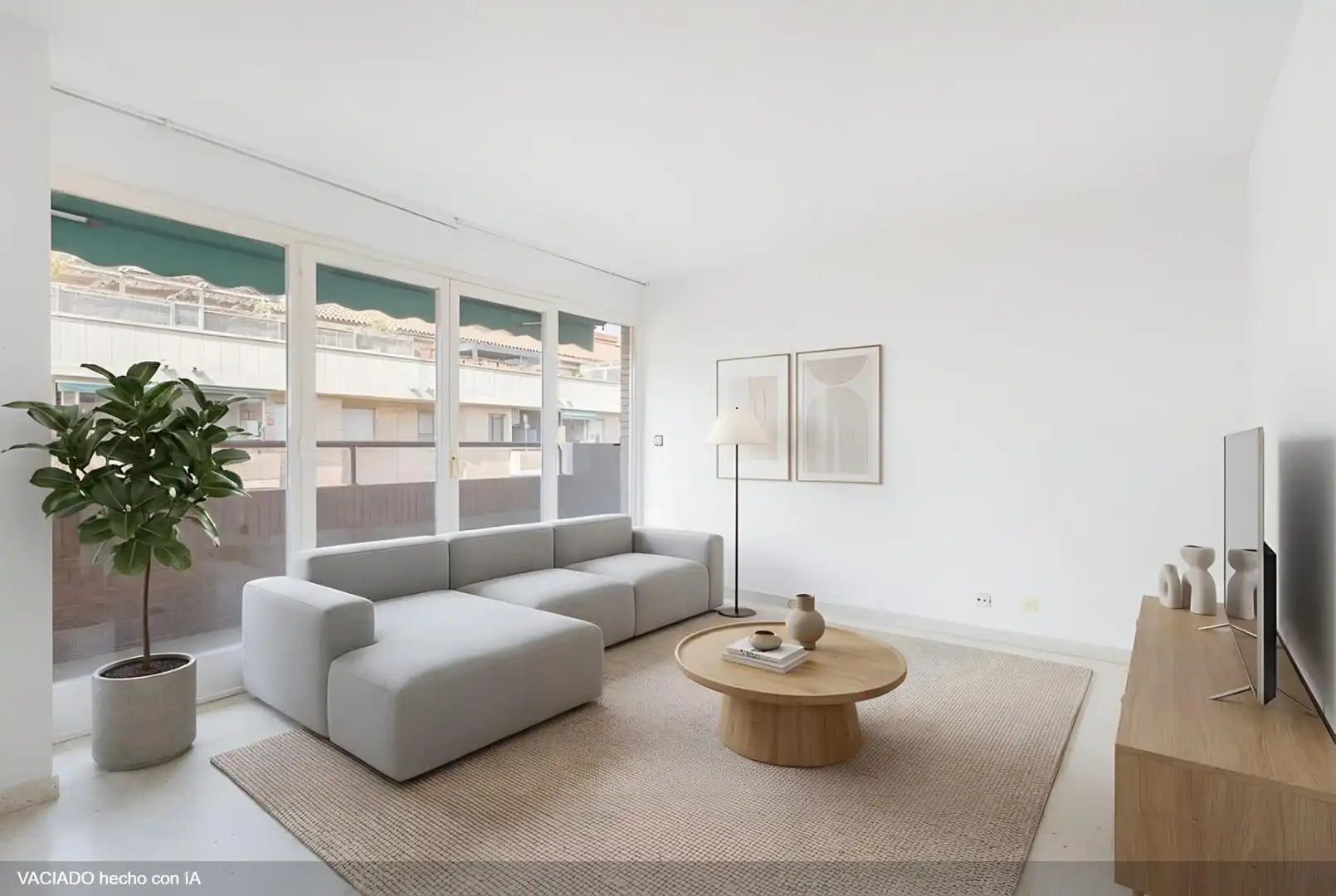 Sala d'estar de Pis en venda en Barcelona amb Calefacció i Balcó
