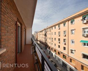 Exterior view of Flat to rent in  Madrid Capital  with Terrace