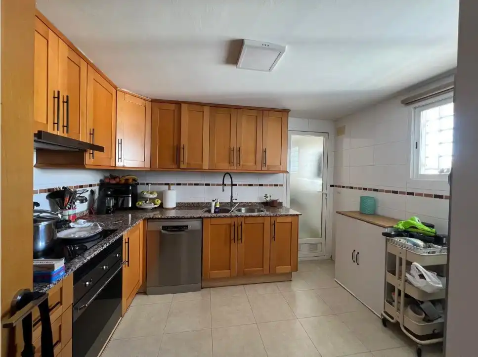 Kitchen of Flat for sale in Altea  with Air Conditioner and Parquet flooring