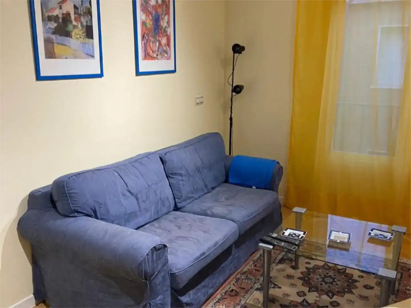 Sala d'estar de Dúplex de lloguer en Tarancón amb Parquet, Moblat i Balcó
