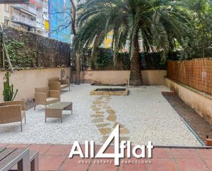Jardí de Pis de lloguer en  Barcelona Capital amb Calefacció, Jardí privat i Moblat