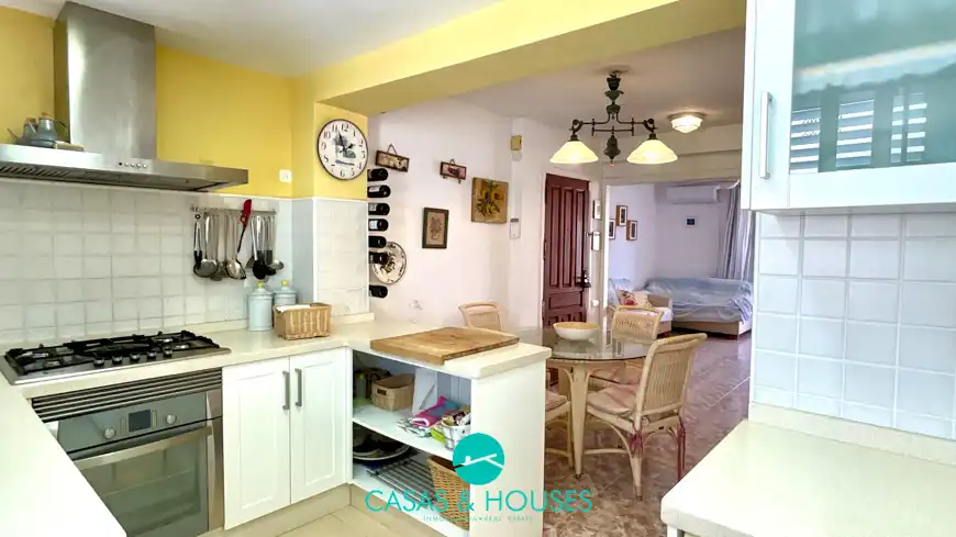 Kitchen of Flat for sale in La Manga del Mar Menor  with Air Conditioner, Terrace and Furnished