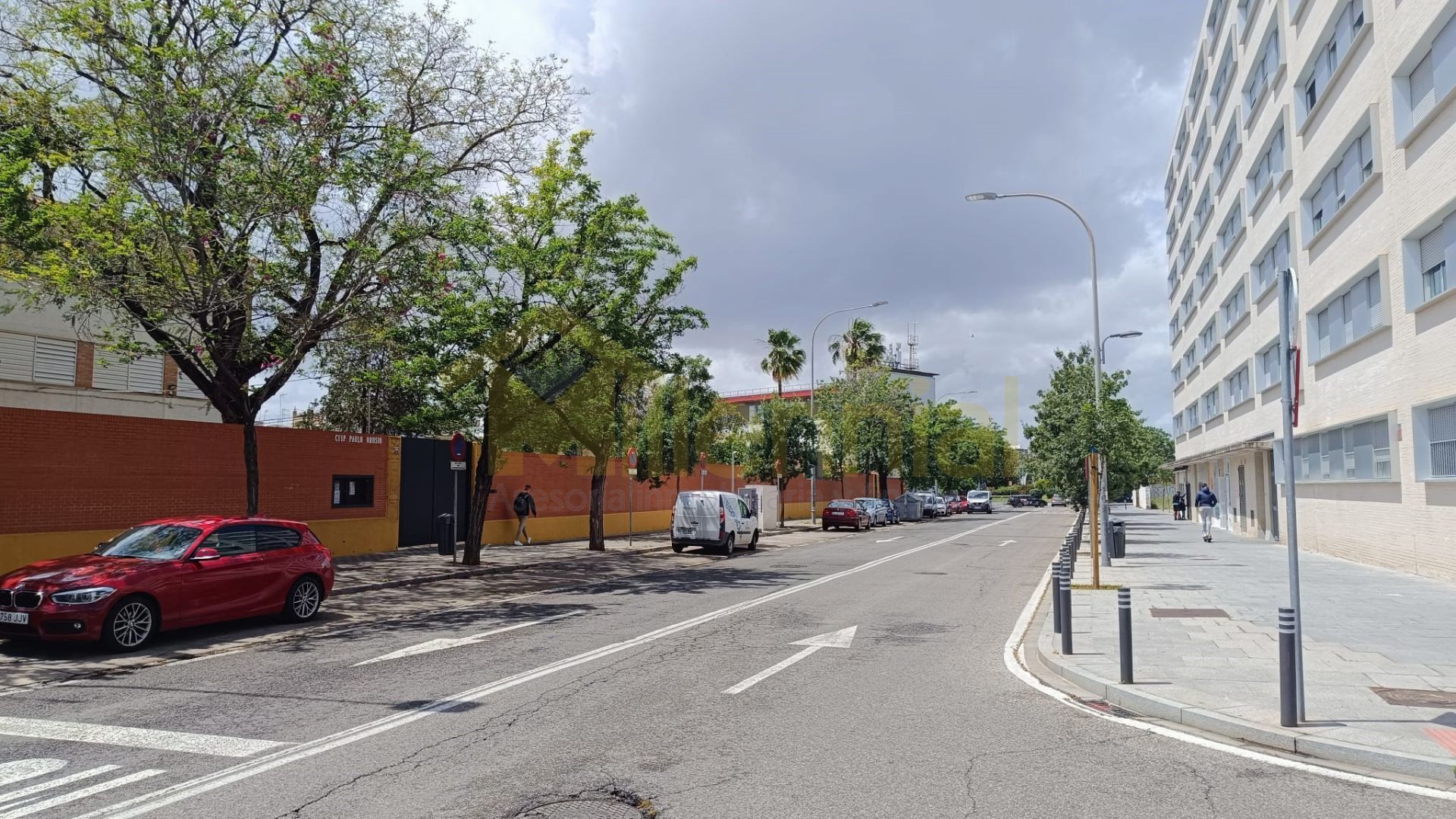 Exterior view of Flat for sale in  Sevilla Capital  with Air Conditioner and Storage room