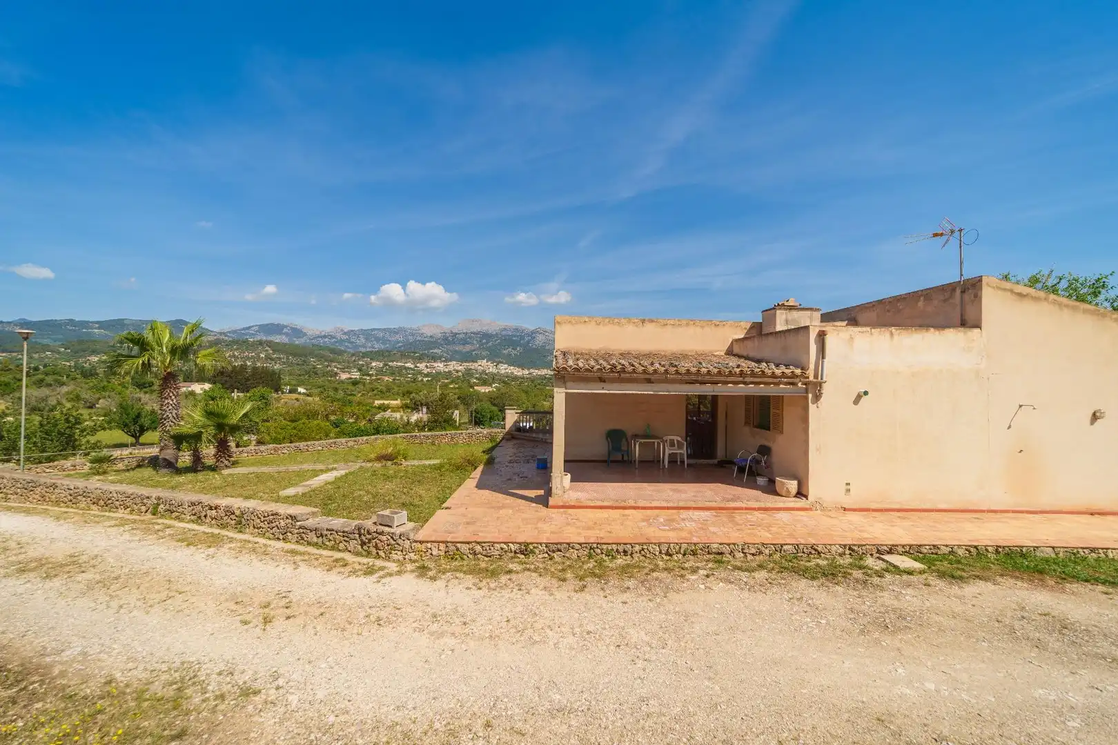 Vista exterior de Finca rústica en venta en Selva con Jardín privado, Terraza y Trastero