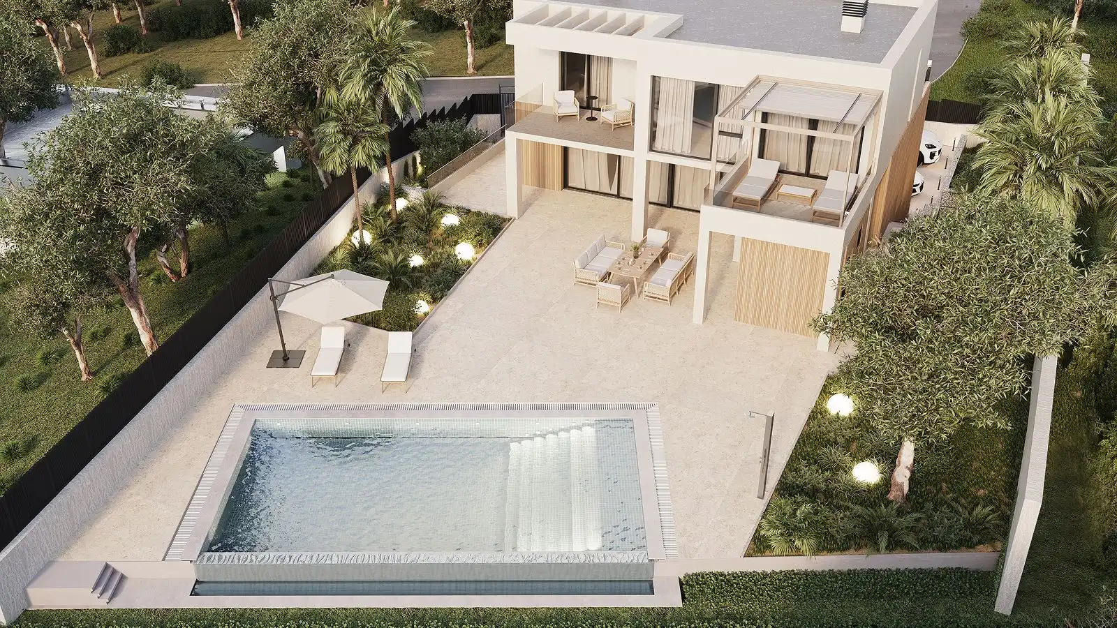 Terrassa de Casa o xalet en venda en Calpe / Calp amb Aire condicionat, Calefacció i Jardí privat