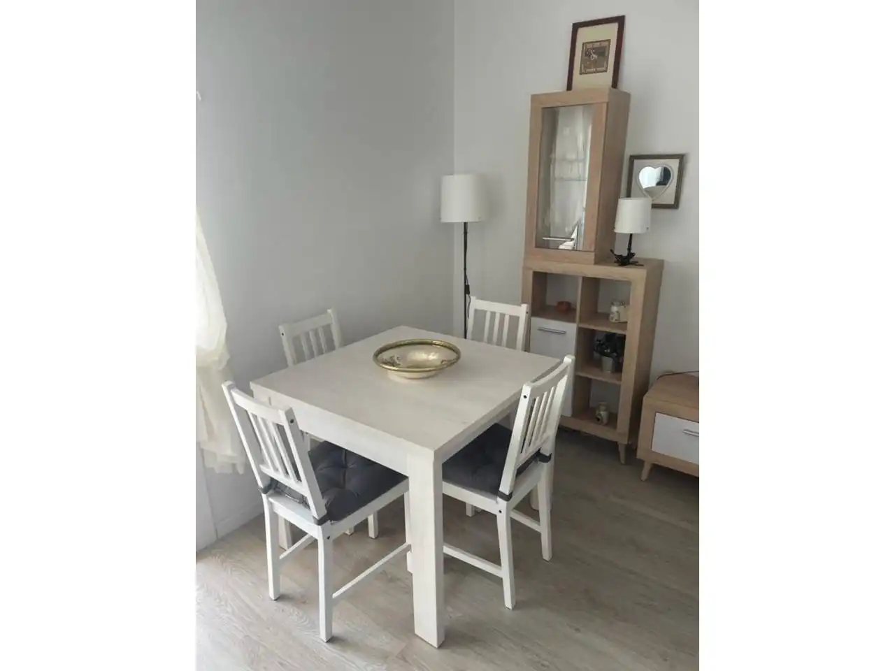 Dining room of Flat for rent in Vilanova i la Geltrú  with Private garden, Terrace and Furnished