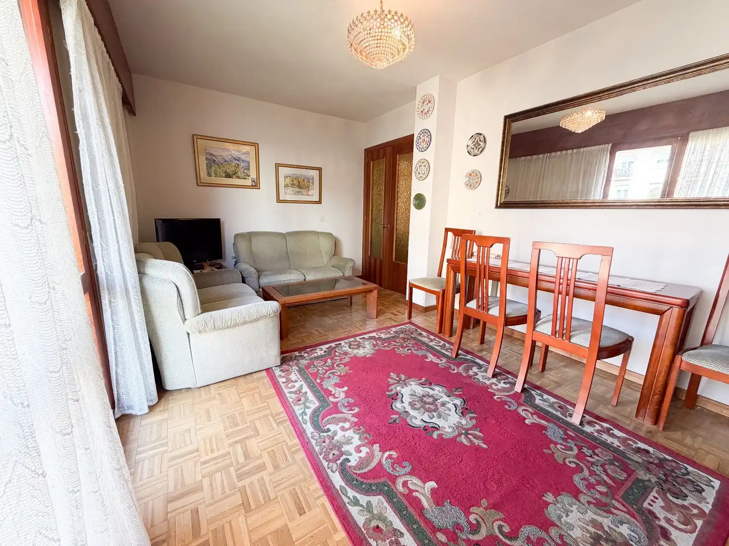 Sala de estar de Piso en venta en El Escorial con Terraza