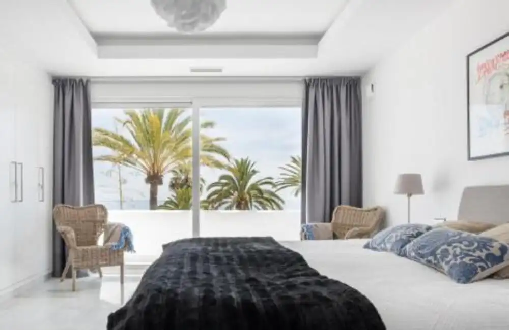 Bedroom of Apartments for rent in Marbella  with Private garden, Terrace and Swimming Pool