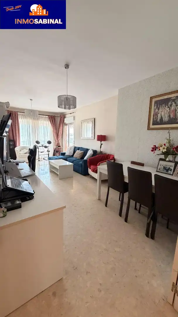 Sala de estar de Piso en venta en Roquetas de Mar con Aire acondicionado