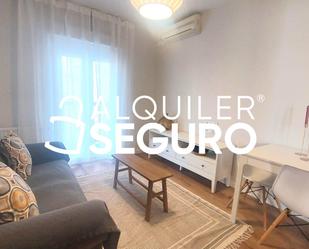 Living room of Flat to rent in  Madrid Capital  with Air Conditioner, Heating and Terrace