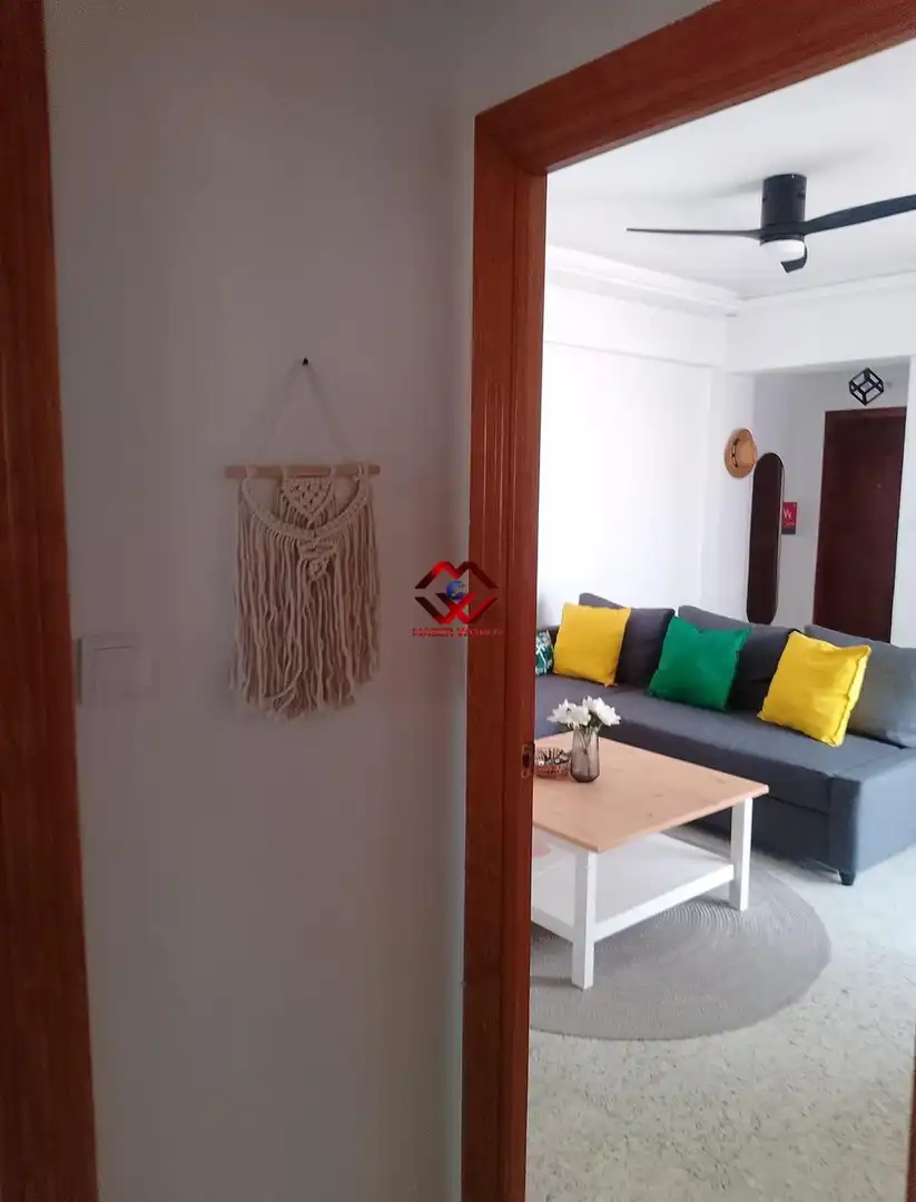 Sala d'estar de Pis en venda en Mazarrón amb Aire condicionat, Moblat i Balcó