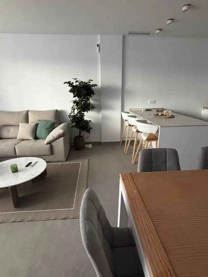 Sala de estar de Piso de alquiler en El Campello con Aire acondicionado, Calefacción y Terraza