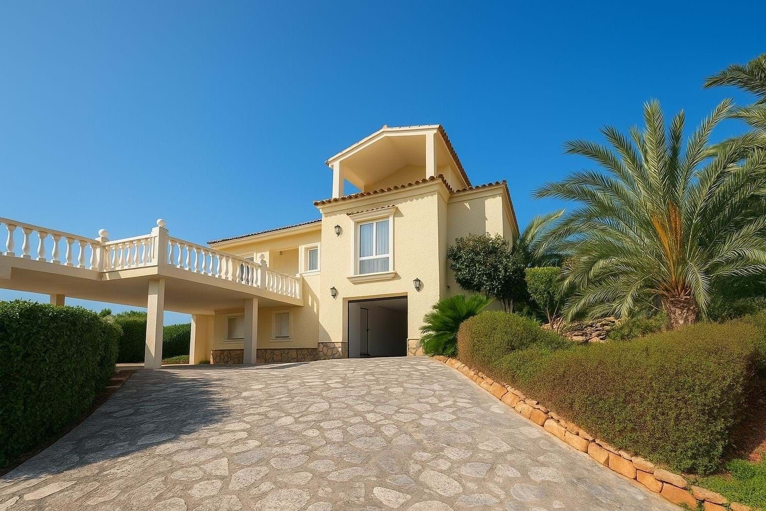 Vista exterior de Casa o chalet en venta en Pedreguer con Aire acondicionado, Jardín privado y Terraza
