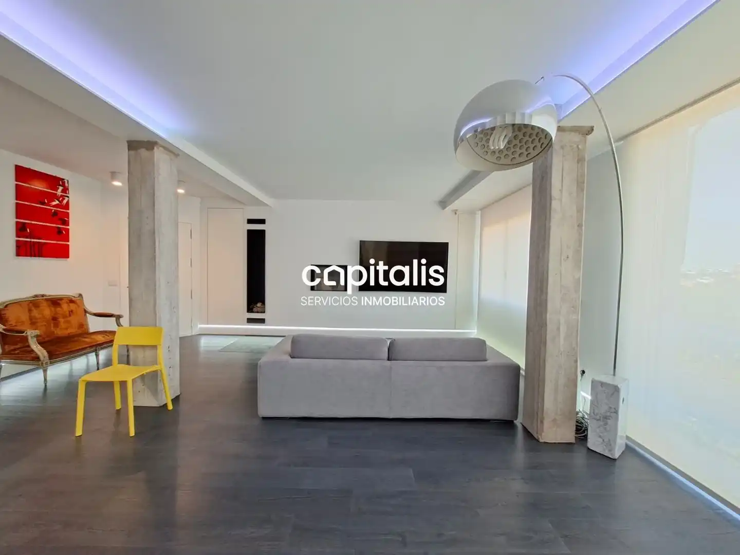 Living room of Flat for rent in Madrid  with Heating, Storage room and Furnished