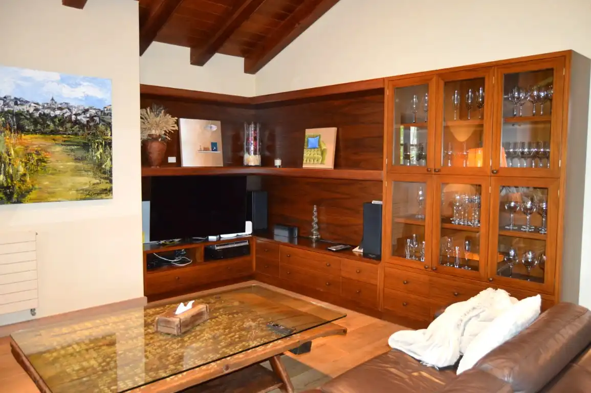Sala de estar de Casa o chalet de alquiler en Prullans con Jardín privado, Parquet y Terraza