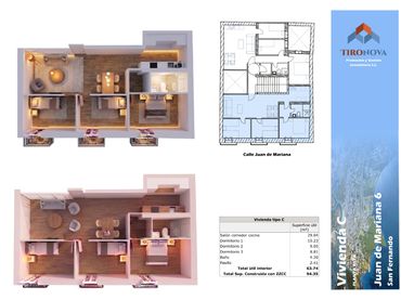 New build Flat with balcony for sale in Calle Juan de Mariana 6
