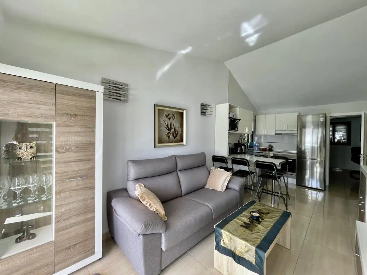 Sala d'estar de Casa o xalet de lloguer en San Bartolomé de Tirajana amb Aire condicionat, Calefacció i Jardí privat
