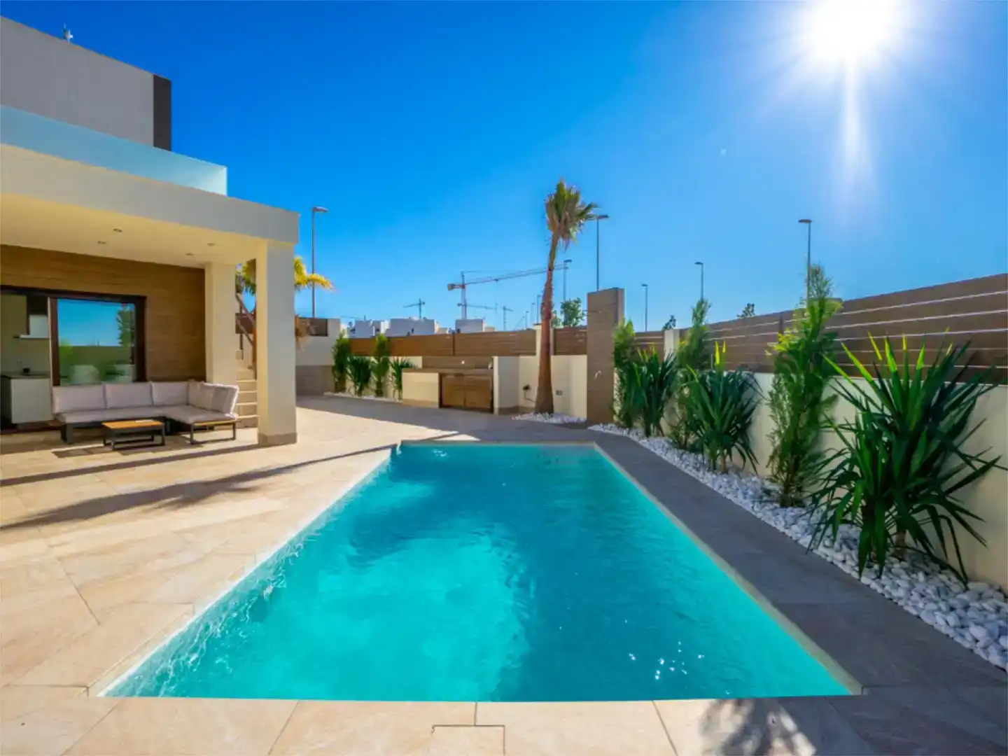 Piscina de Casa o xalet en venda en Rojales amb Jardí privat, Parquet i Piscina