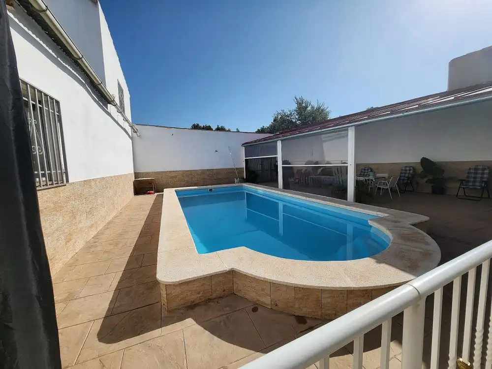 Swimming pool of Houses for sale in Villena  with Furnished