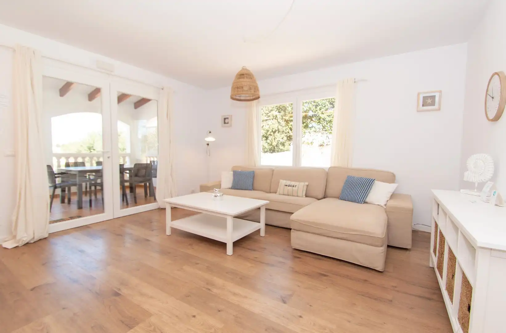 Sala de estar de Casa o chalet en venta en Ferreries con Aire acondicionado, Jardín privado y Terraza