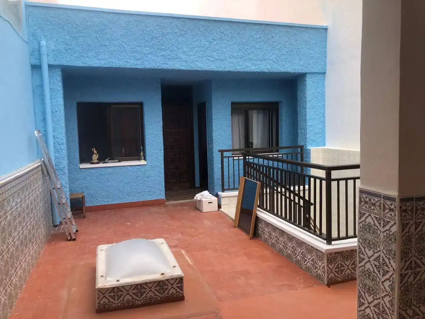 Terrassa de Casa adosada de lloguer en San Javier amb Aire condicionat, Traster i Moblat