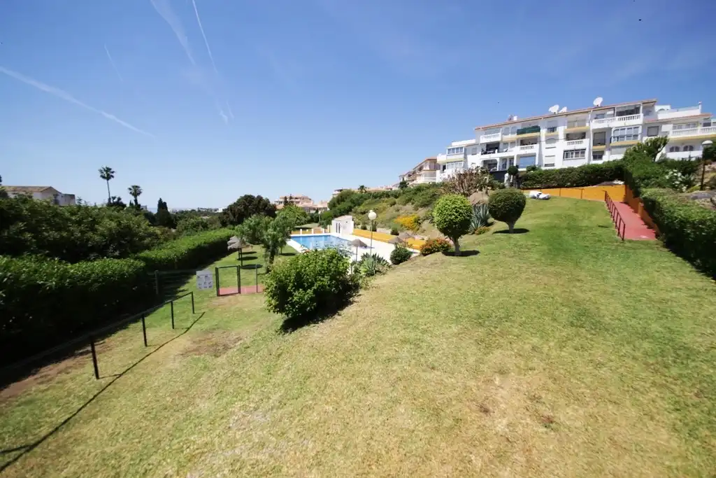 Garten von Wohnung zum Verkauf in Mijas mit Terrasse, Möbliert und Waschmaschine