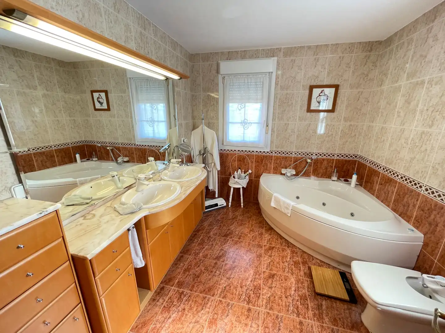 Bathroom of Houses for sale in Almería  with Air Conditioner, Heating and Private garden