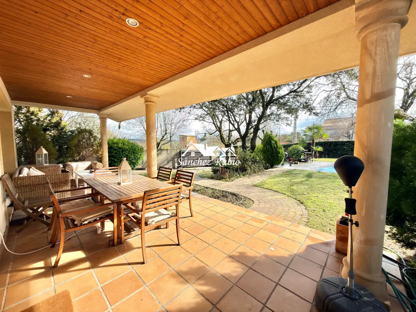 Jardí de Casa o xalet en venda en Galapagar amb Calefacció, Jardí privat i Terrassa