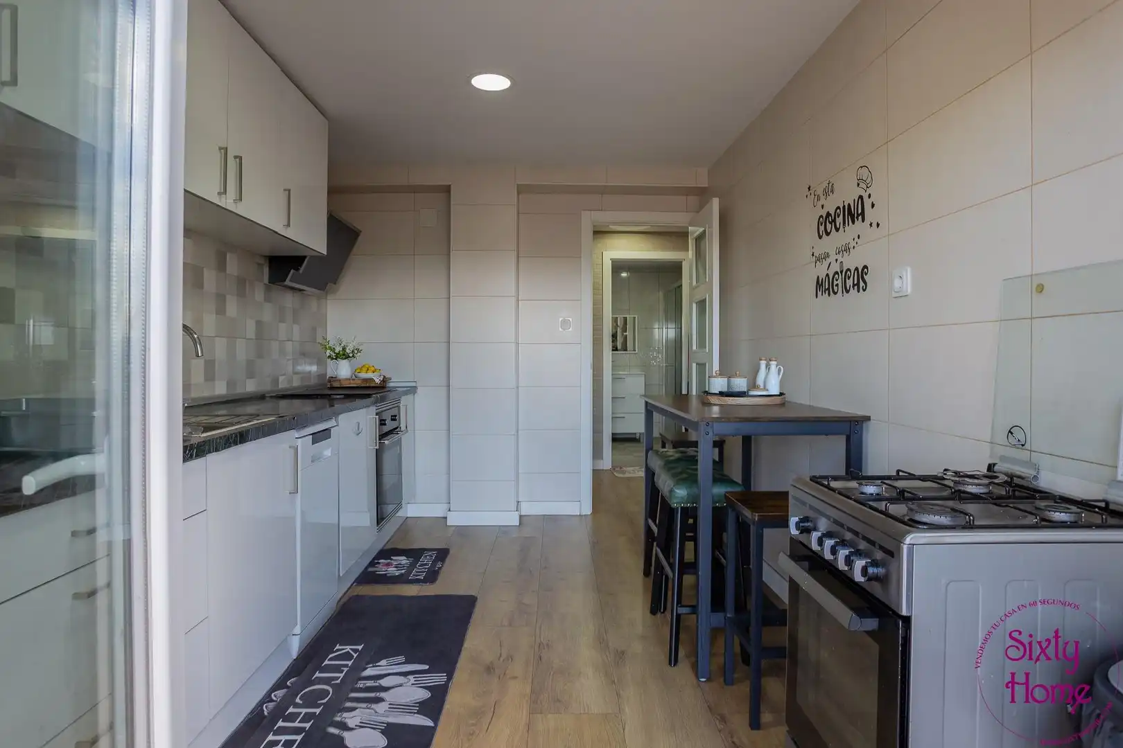 Cocina de Piso en venta en Tauste con Calefacción, Parquet y Amueblado