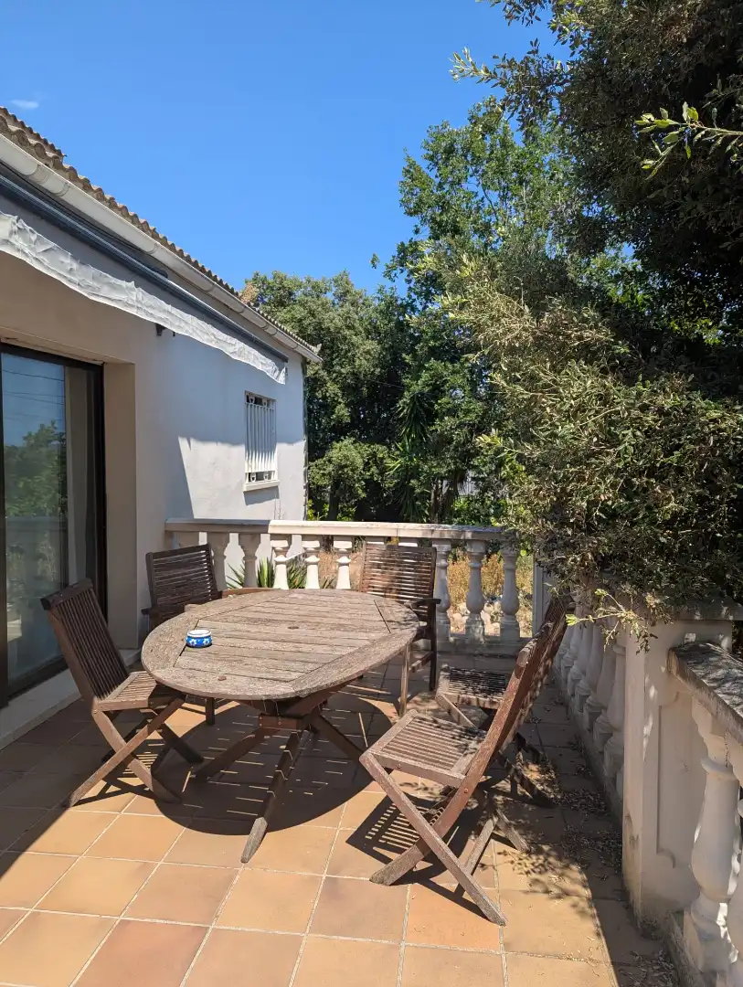 Terrassa de Casa o xalet en venda en La Roca del Vallès amb Aire condicionat, Calefacció i Jardí privat