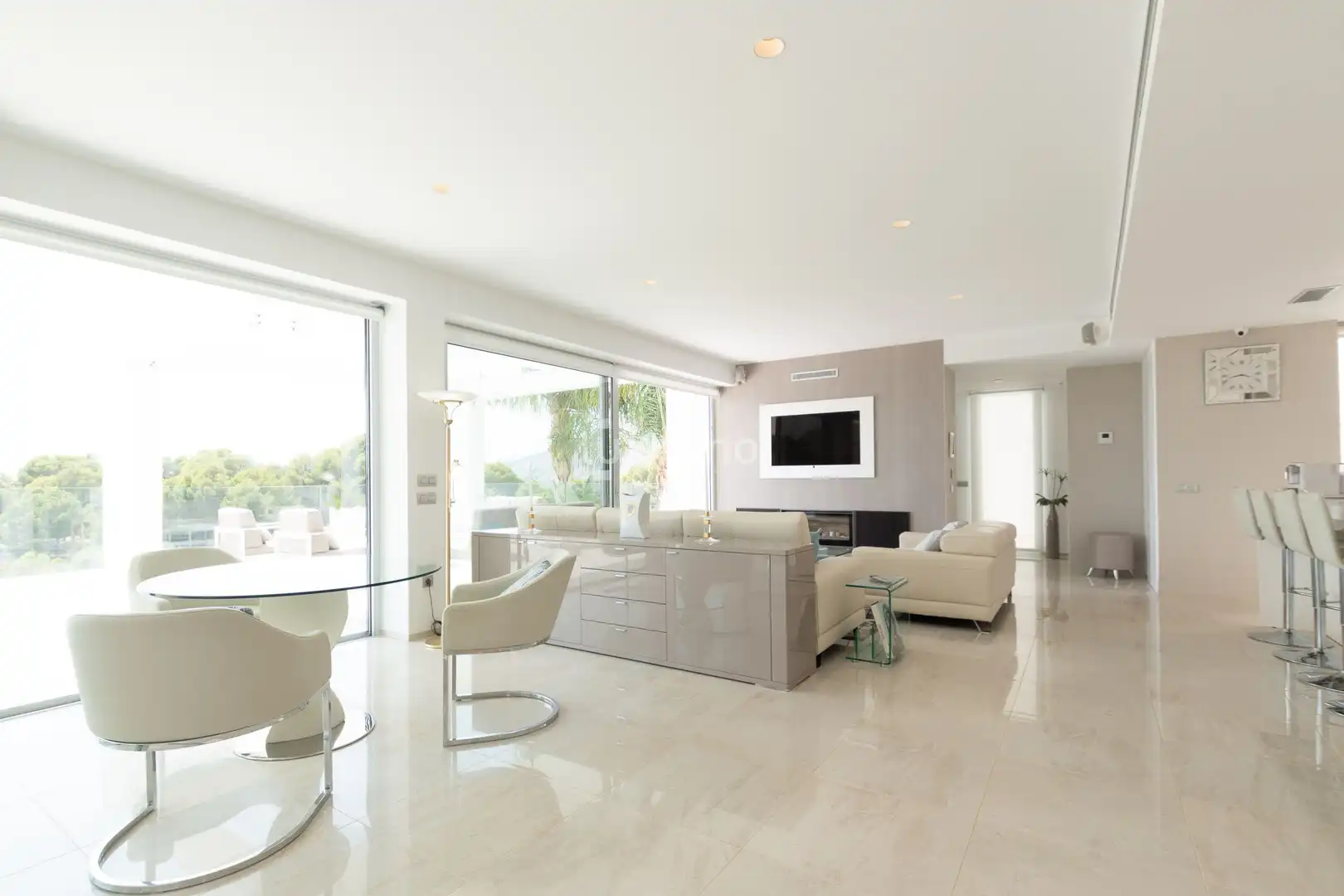 Living room of Houses for sale in Altea  with Air Conditioner, Private garden and Terrace