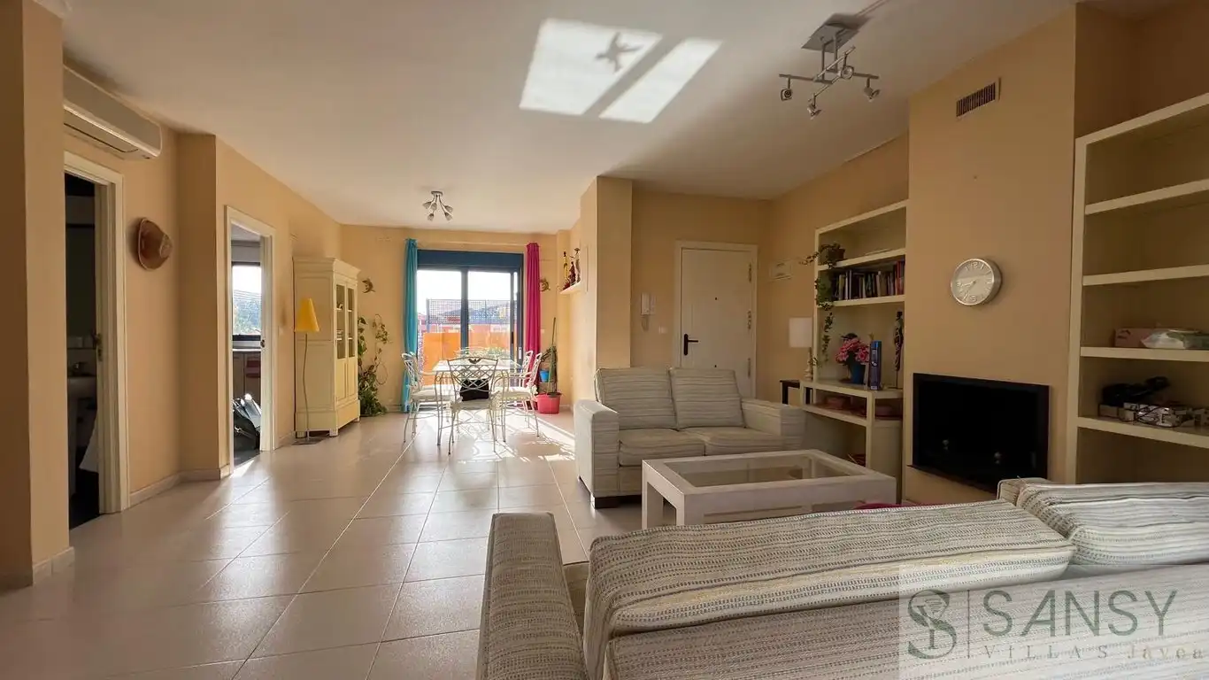 Living room of Attic for sale in Dénia  with Air Conditioner, Storage room and Community pool